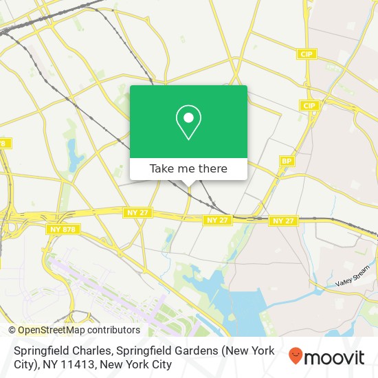 Mapa de Springfield Charles, Springfield Gardens (New York City), NY 11413