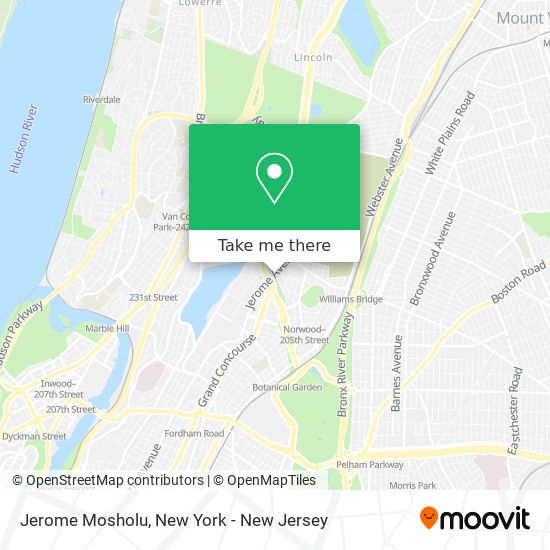 Jerome Mosholu map