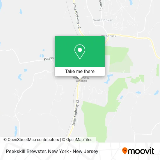 Peekskill Brewster map