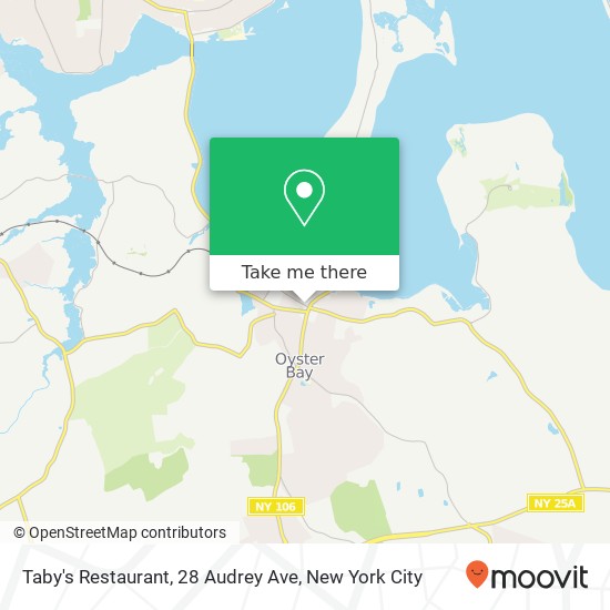 Mapa de Taby's Restaurant, 28 Audrey Ave