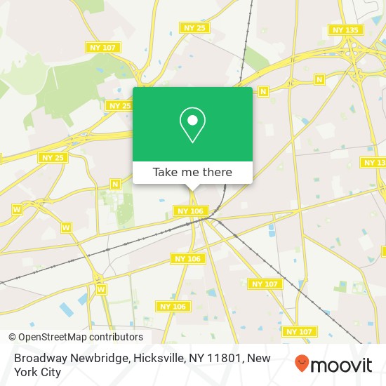 Broadway Newbridge, Hicksville, NY 11801 map