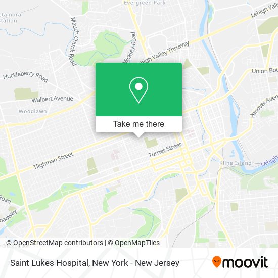 Saint Lukes Hospital map