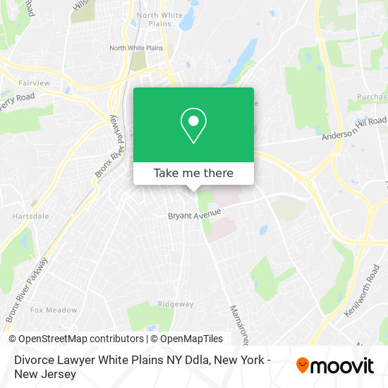 Divorce Lawyer White Plains NY Ddla map