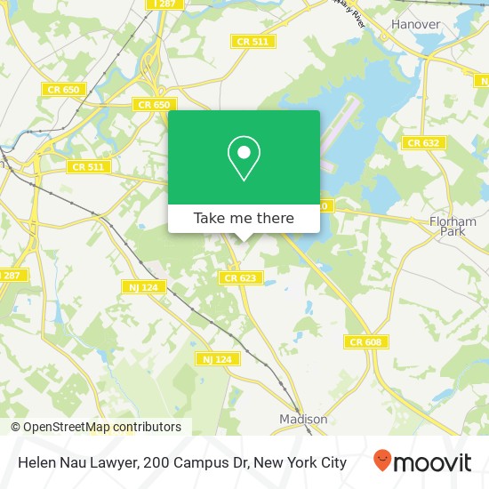 Mapa de Helen Nau Lawyer, 200 Campus Dr