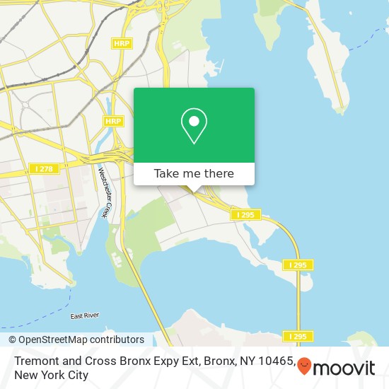 Mapa de Tremont and Cross Bronx Expy Ext, Bronx, NY 10465