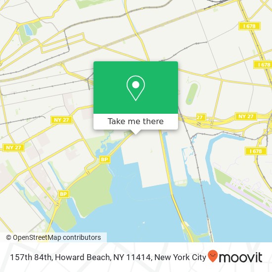 Mapa de 157th 84th, Howard Beach, NY 11414