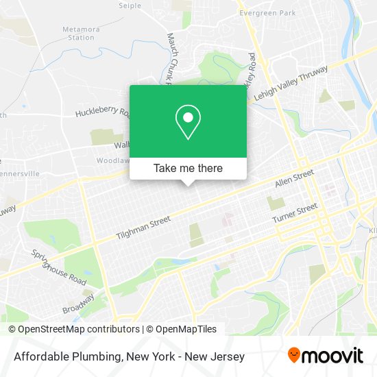 Mapa de Affordable Plumbing