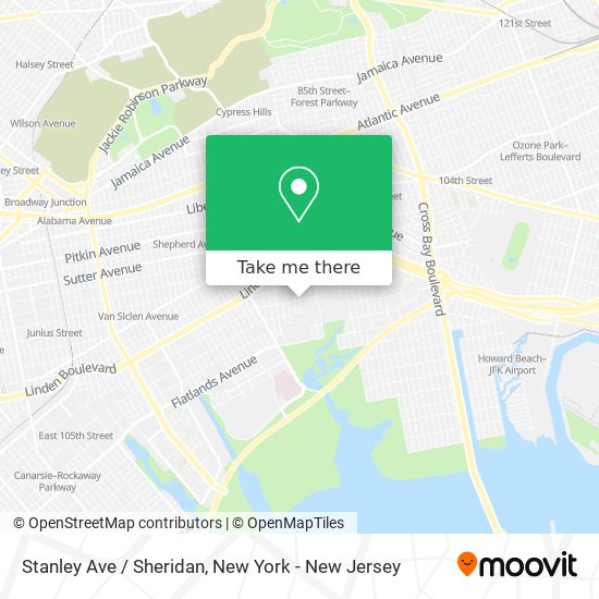 Stanley Ave / Sheridan map