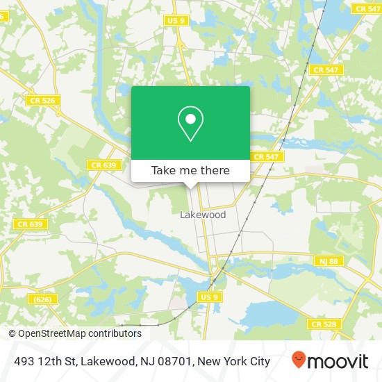493 12th St, Lakewood, NJ 08701 map