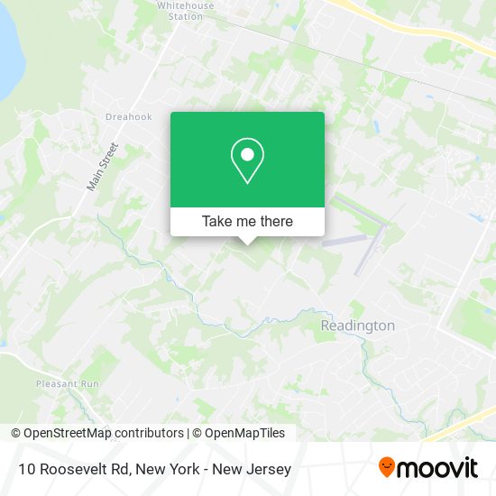 Mapa de 10 Roosevelt Rd, Whitehouse Station, NJ 08889