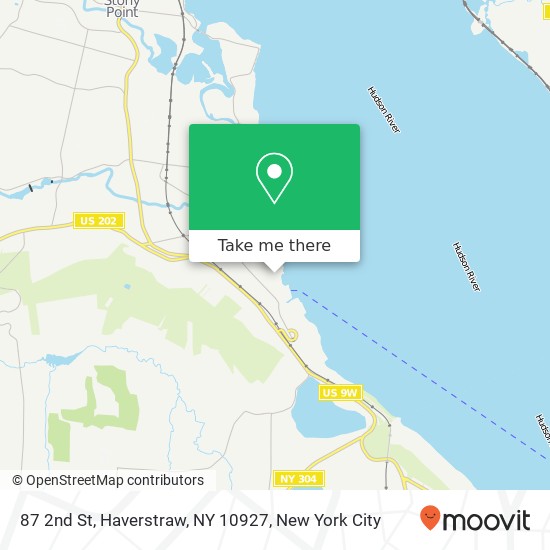 Mapa de 87 2nd St, Haverstraw, NY 10927