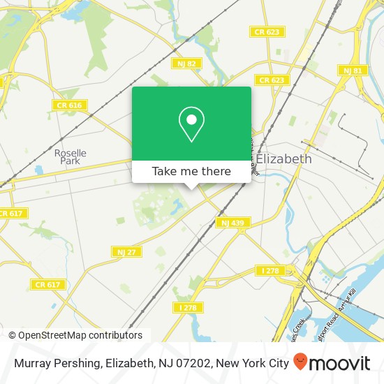 Murray Pershing, Elizabeth, NJ 07202 map