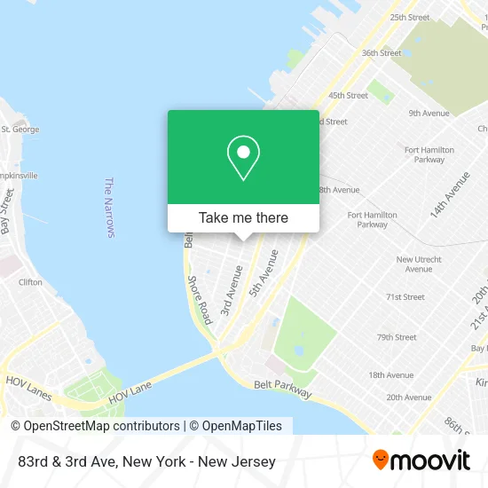 Mapa de 83rd & 3rd Ave