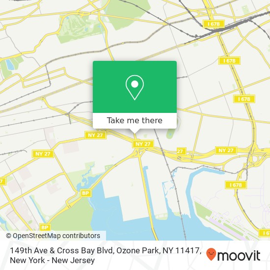149th Ave & Cross Bay Blvd, Ozone Park, NY 11417 map