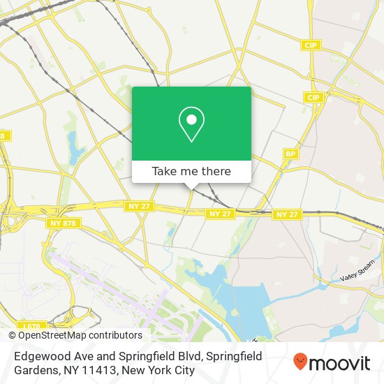 Edgewood Ave and Springfield Blvd, Springfield Gardens, NY 11413 map