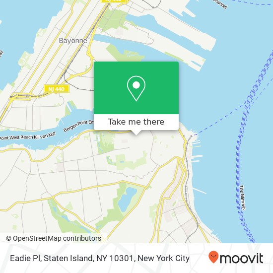 Eadie Pl, Staten Island, NY 10301 map