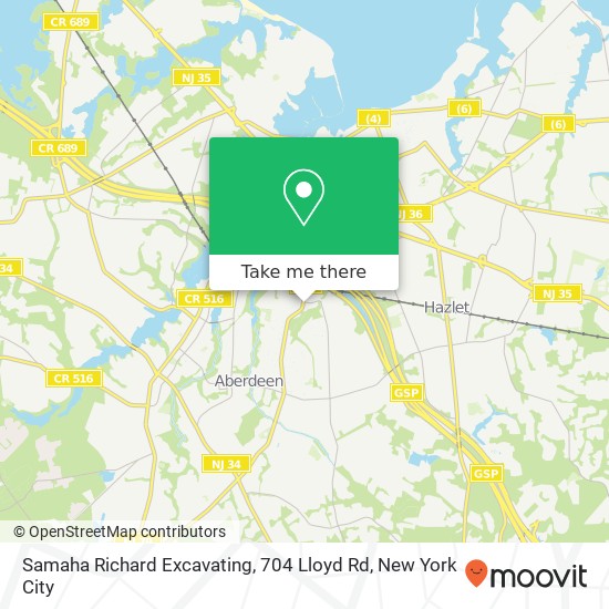 Samaha Richard Excavating, 704 Lloyd Rd map