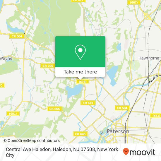 Central Ave Haledon, Haledon, NJ 07508 map