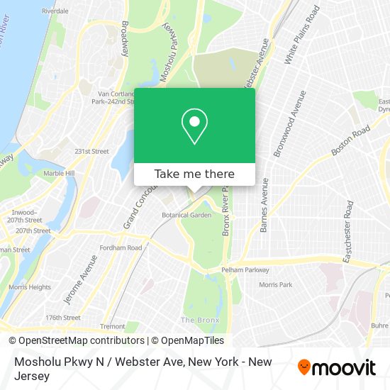 Mapa de Mosholu Pkwy N / Webster Ave