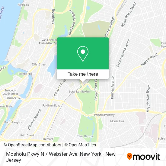 Mosholu Pkwy N / Webster Ave map