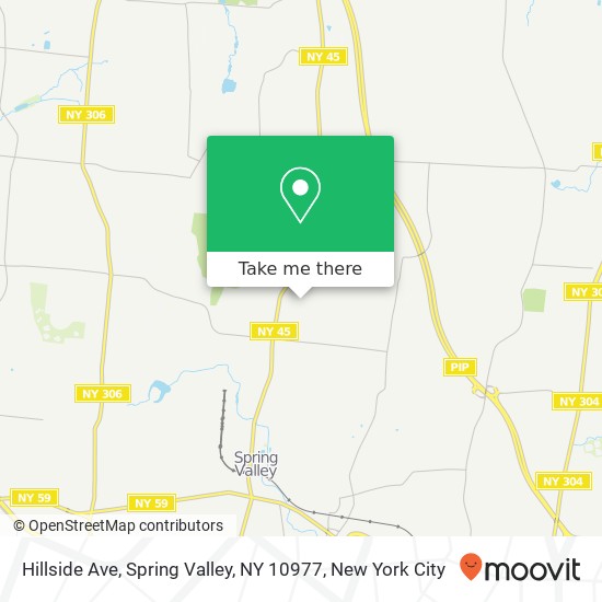 Hillside Ave, Spring Valley, NY 10977 map