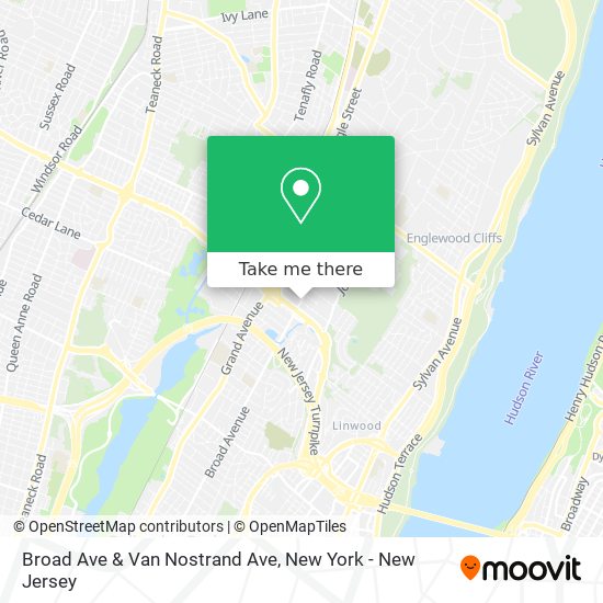 Broad Ave & Van Nostrand Ave map