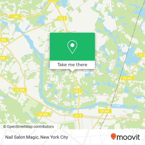Nail Salon Magic map