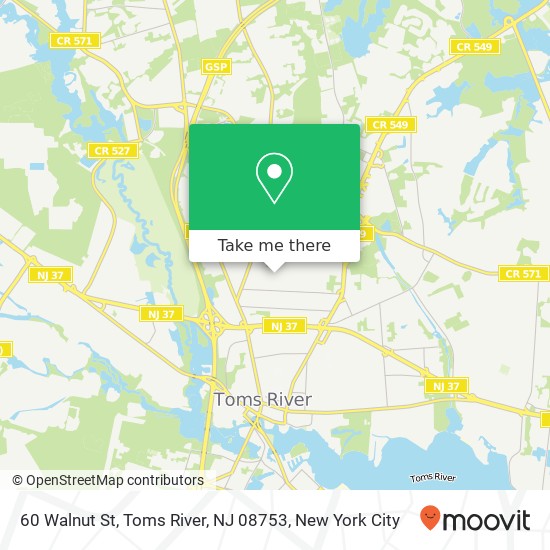 60 Walnut St, Toms River, NJ 08753 map