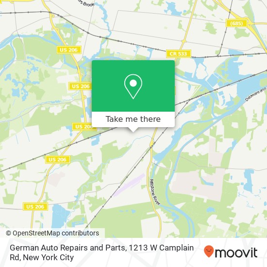 German Auto Repairs and Parts, 1213 W Camplain Rd map