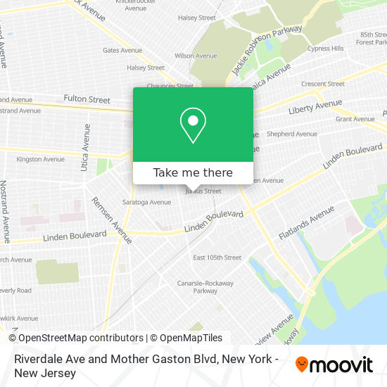 Mapa de Riverdale Ave and Mother Gaston Blvd
