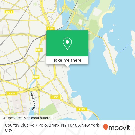 Country Club Rd / Polo, Bronx, NY 10465 map