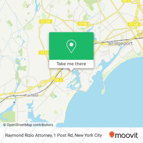 Mapa de Raymond Rizio Attorney, 1 Post Rd