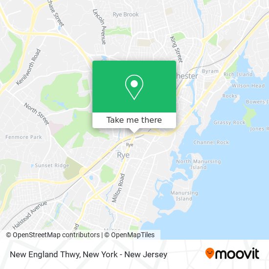 New England Thwy map