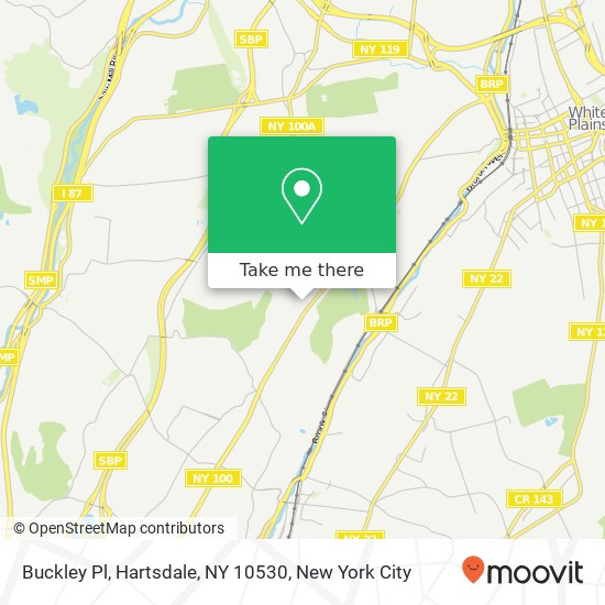 Mapa de Buckley Pl, Hartsdale, NY 10530