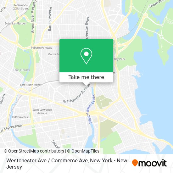 Mapa de Westchester Ave / Commerce Ave