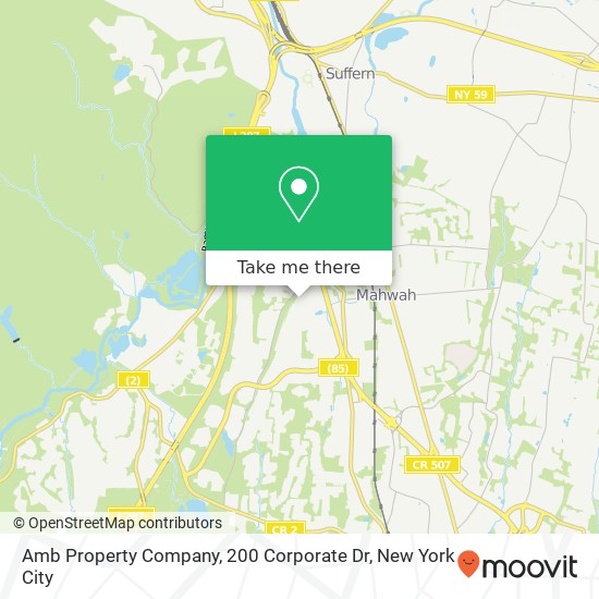 Amb Property Company, 200 Corporate Dr map