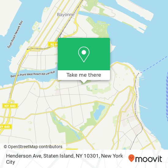 Henderson Ave, Staten Island, NY 10301 map