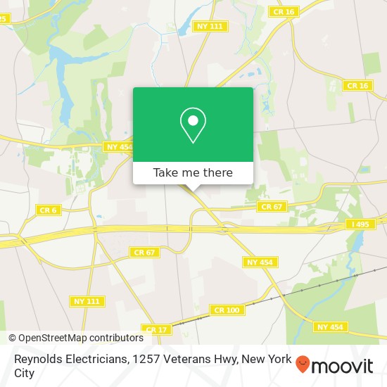 Reynolds Electricians, 1257 Veterans Hwy map