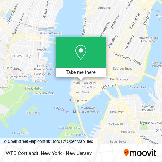 How to get to WTC Cortlandt in Manhattan by Subway, Bus or Train?