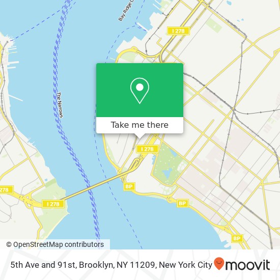 Mapa de 5th Ave and 91st, Brooklyn, NY 11209