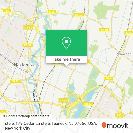 ste e, 179 Cedar Ln ste e, Teaneck, NJ 07666, USA map