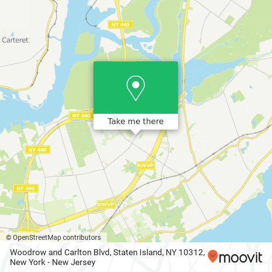 Woodrow and Carlton Blvd, Staten Island, NY 10312 map