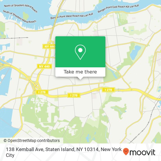 138 Kemball Ave, Staten Island, NY 10314 map