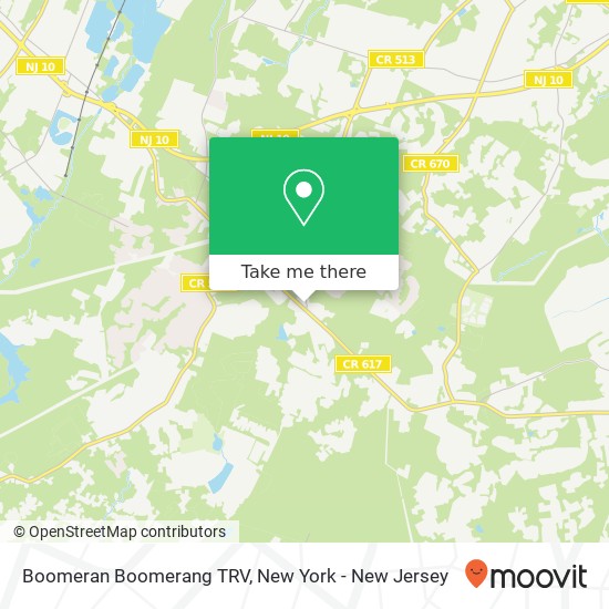 Mapa de Boomeran Boomerang TRV