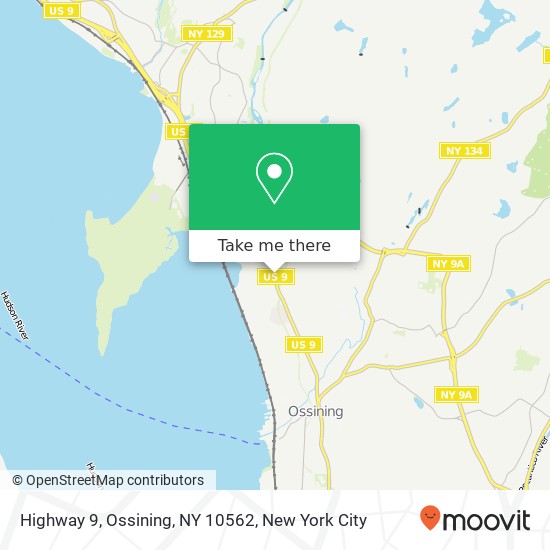 Mapa de Highway 9, Ossining, NY 10562