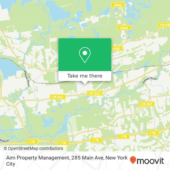 Aim Property Management, 285 Main Ave map