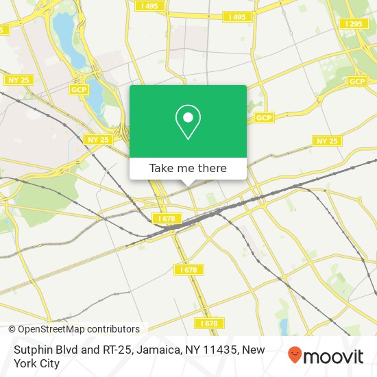 Mapa de Sutphin Blvd and RT-25, Jamaica, NY 11435