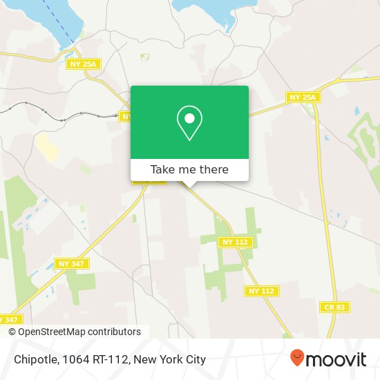 Mapa de Chipotle, 1064 RT-112