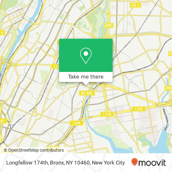 Longfellow 174th, Bronx, NY 10460 map