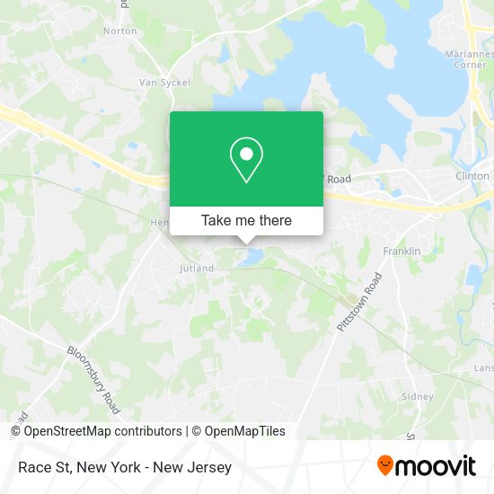 Mapa de Race St, Pittstown, NJ 08867